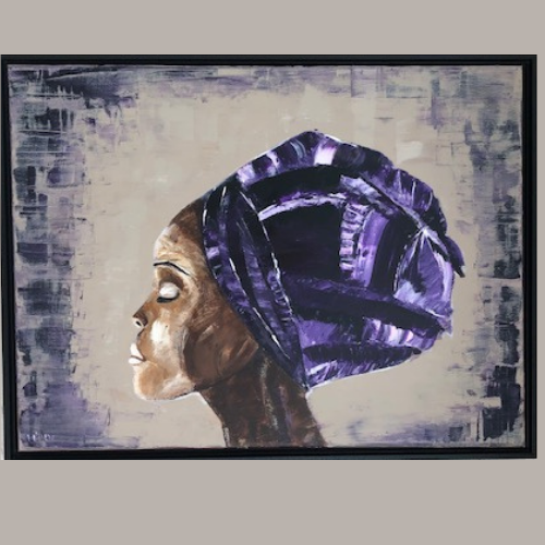 Schilderij Old Purple
